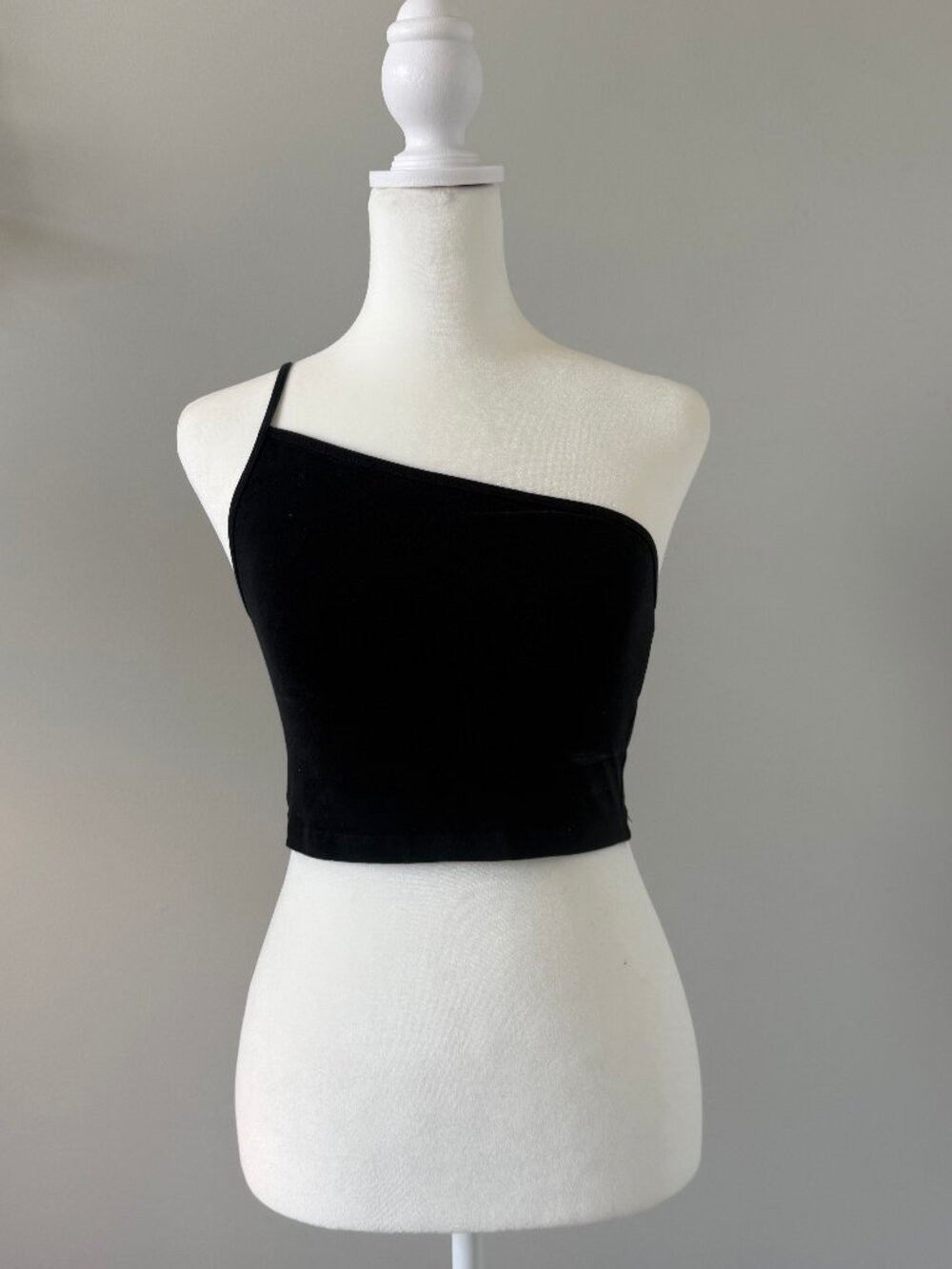 TNA One Shoulder Spaghetti Strap Cropped Tank